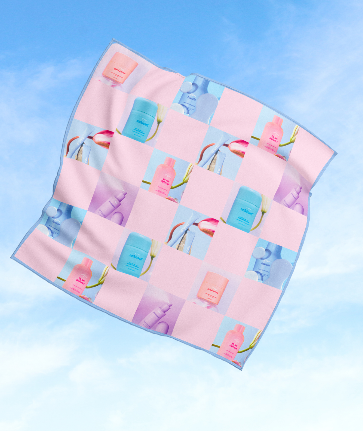 signature satin scarf