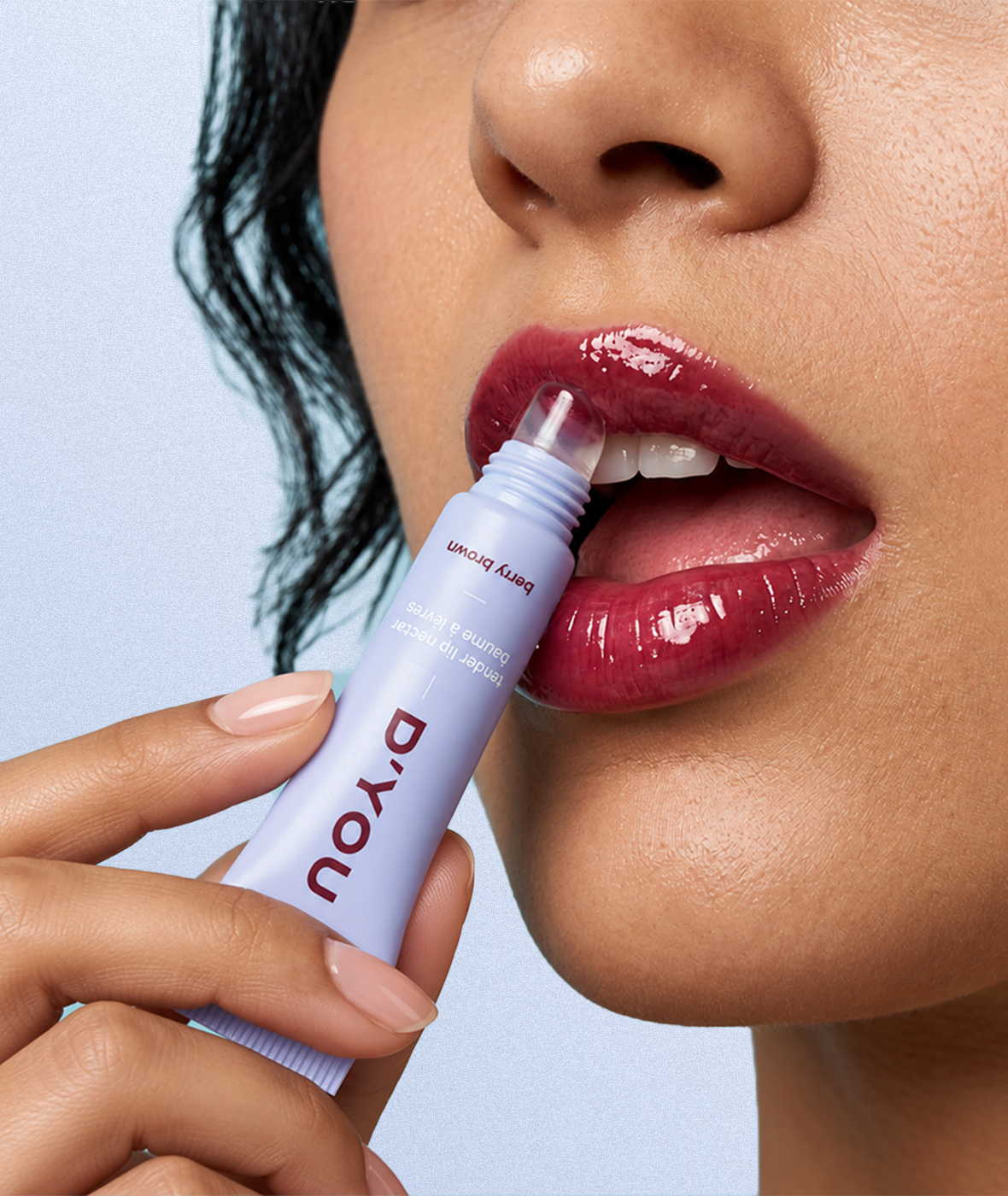 tinted tender lip nectar - Berry Brown on lips 54149771591974