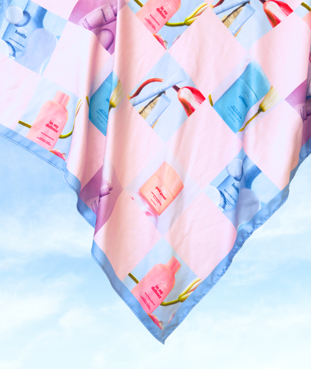 signature satin scarf