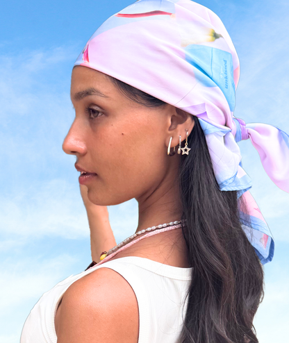 signature satin scarf