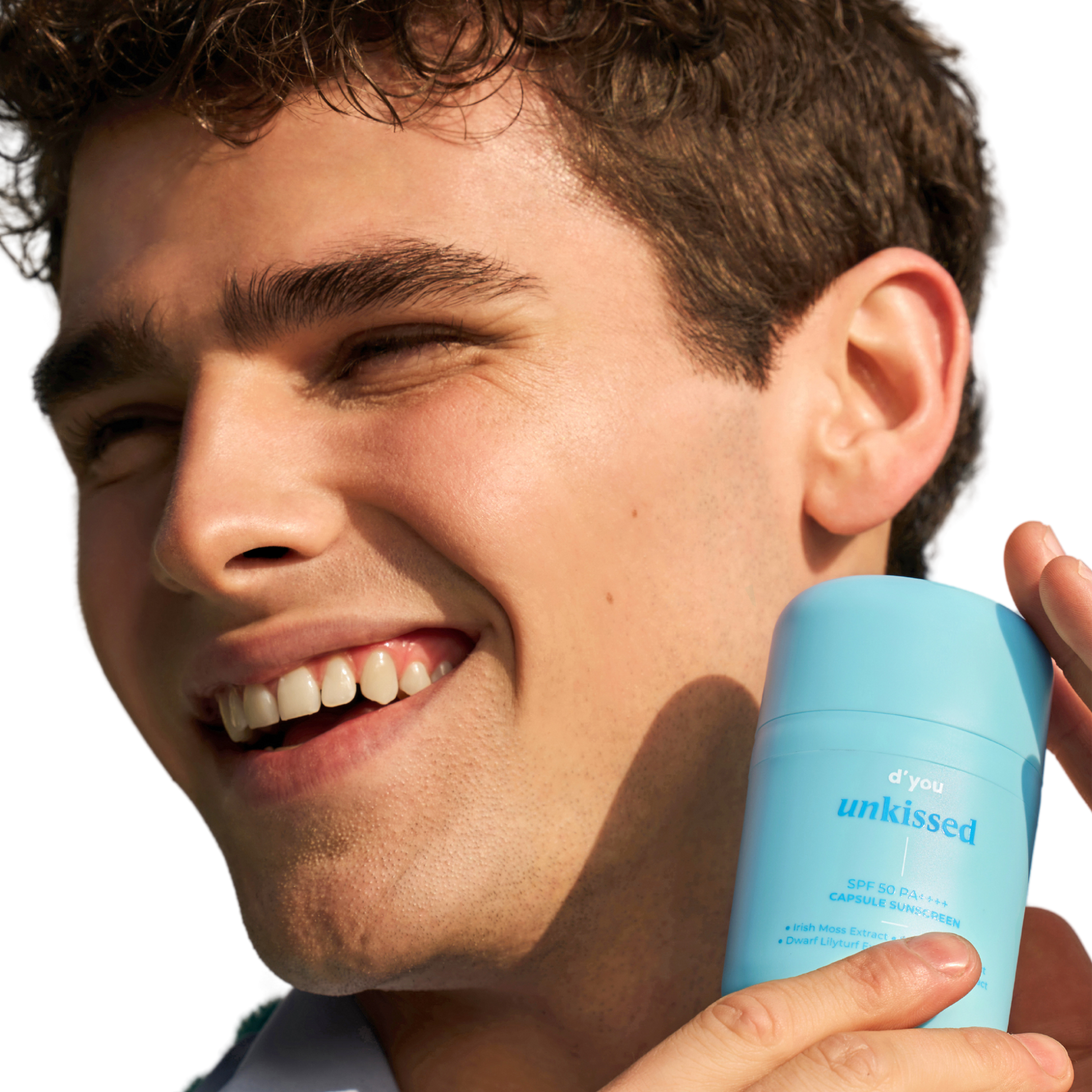 unkissed sunscreen by d you with SPF 50 and PA Zero White